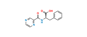 Picture of N-(2-pyraziny| carbony|)-D-Phenylalanine