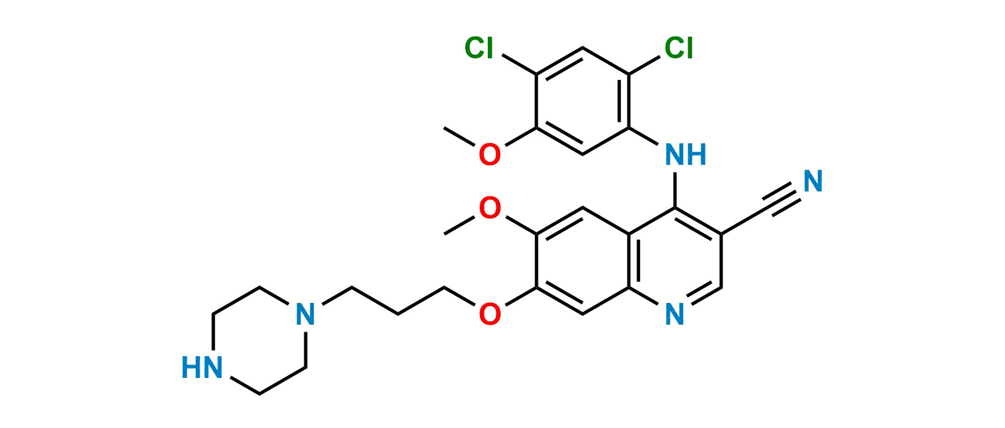 Picture of N-Desmethyl Bosutinib