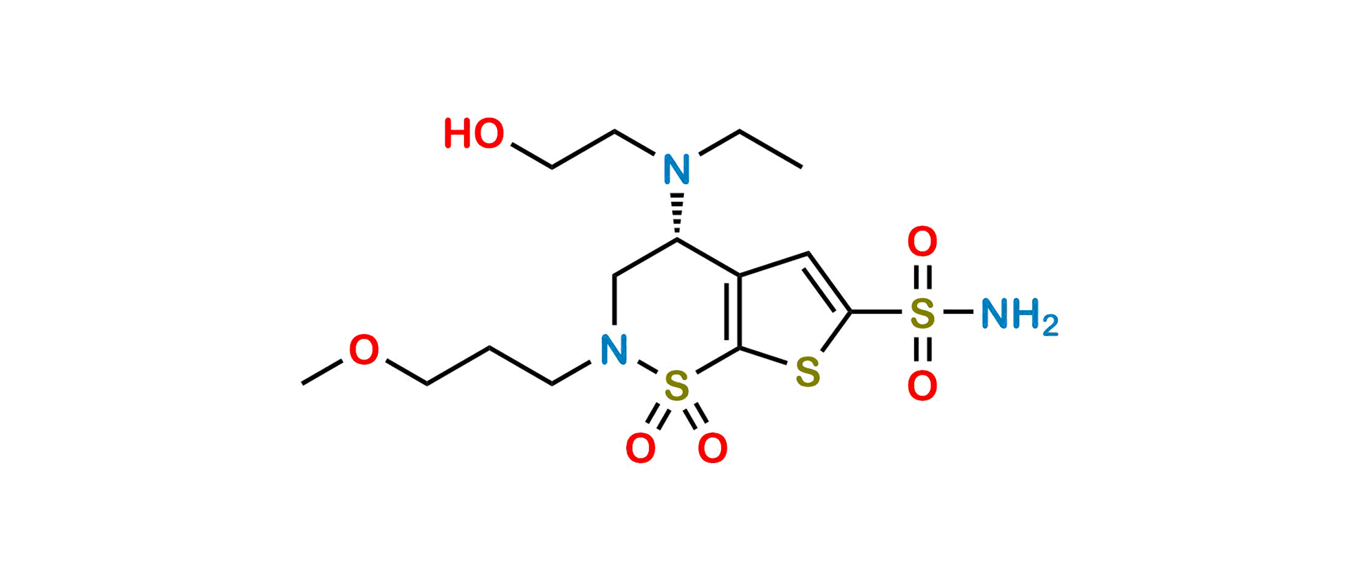 Picture of Brinzolamide N-Ethanol Impurity