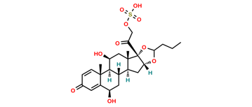 Picture of 6-Beta-Hydroxy Budesonide Sulfate