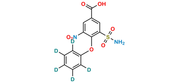 Picture of 3-Nitro-4-Phenoxy-5-Sulfamoylbenzoic Acid D5