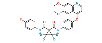 Picture of Cabozantinib D4 (Cyclopropane-ring-D4)