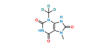 Picture of 7-Methyl-3-Methyluric Acid D3