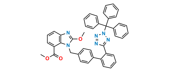 Picture of Candesartan Methyl Ester N2-Trityl Methoxy Analog