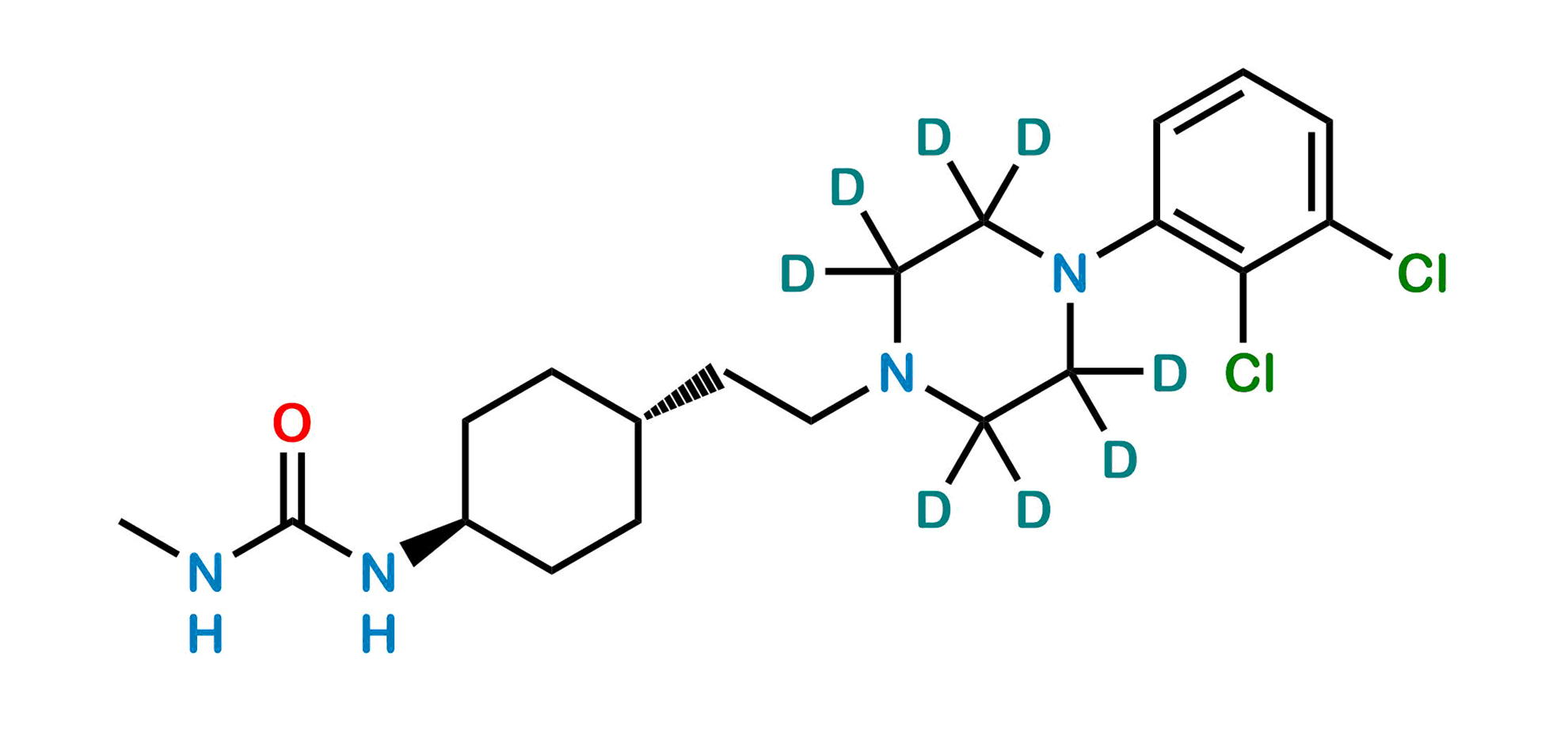 Picture of N-Desmethyl Cariprazine-d8