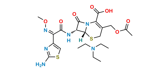 Picture of Ceftriaxone Impurity Cefotaxime Triethylamine