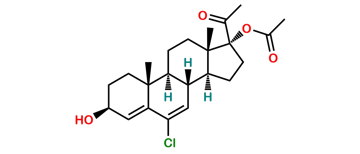 Picture of Chlormadinone Acetate 3β-Hydroxy Impurity