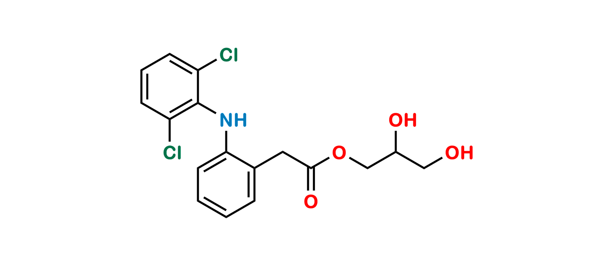 Picture of Diclofenac Glyceryl Impurity 