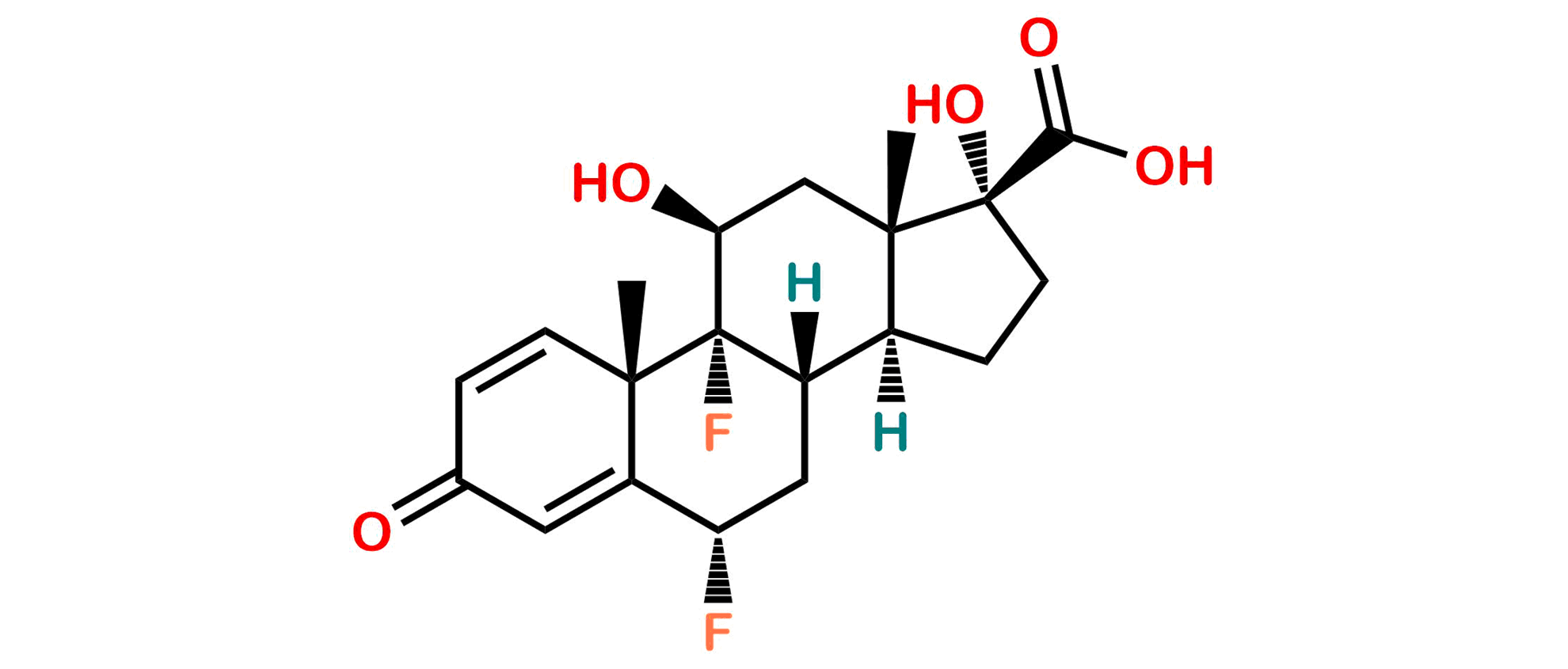 Picture of 6α-9-Difluoroprednisolone-17-Carboxylate