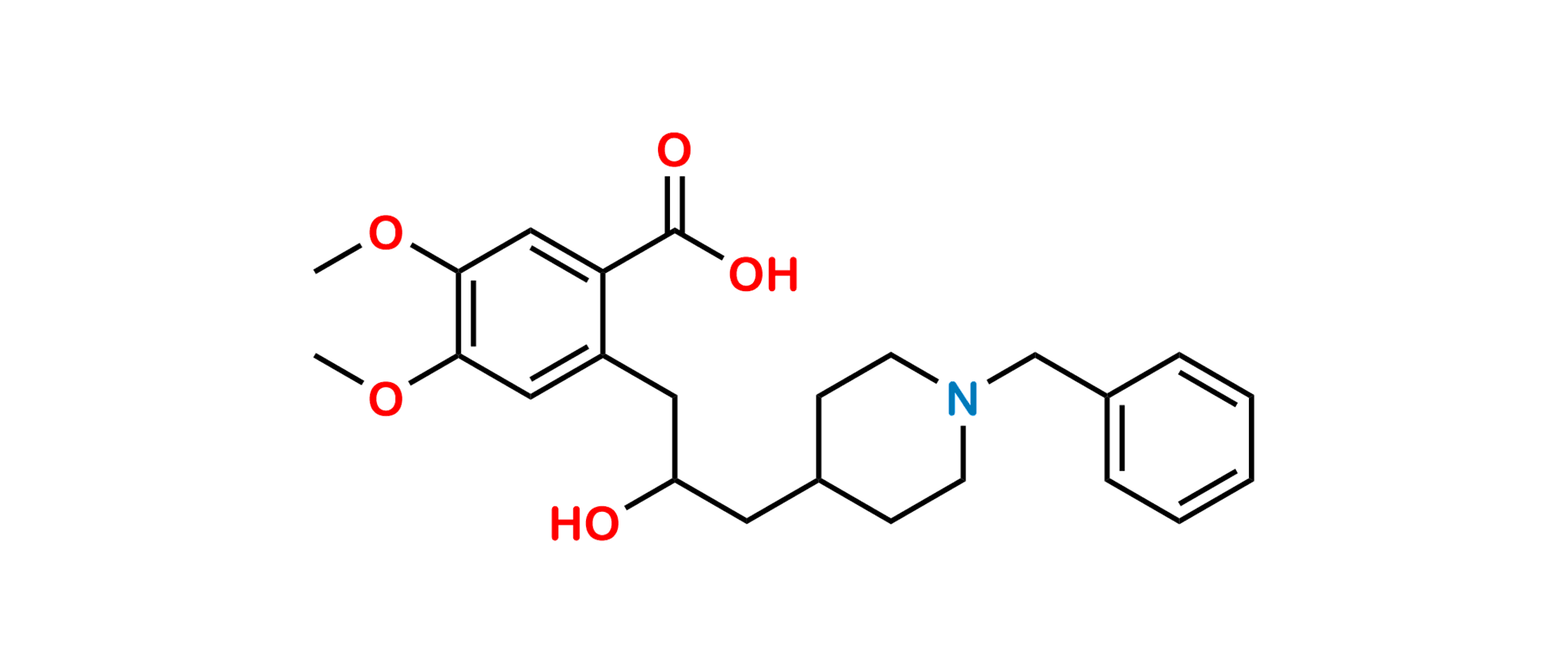 Picture of Donepezil Hydroxy Acid Impurity