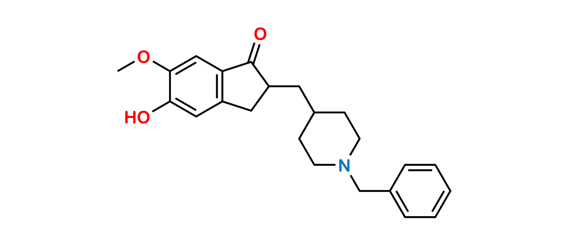 Picture of Donepezil 5-O-Desmethyl Impurity