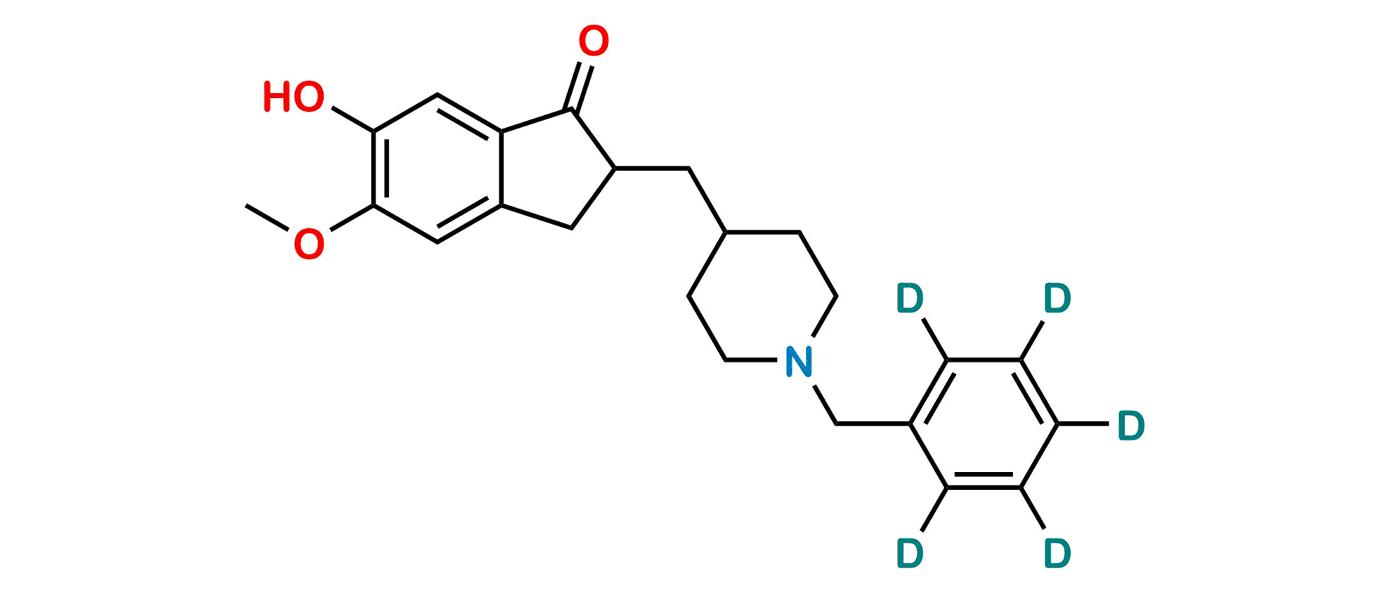 Picture of 6-O-Desmethyl Donepezil D5