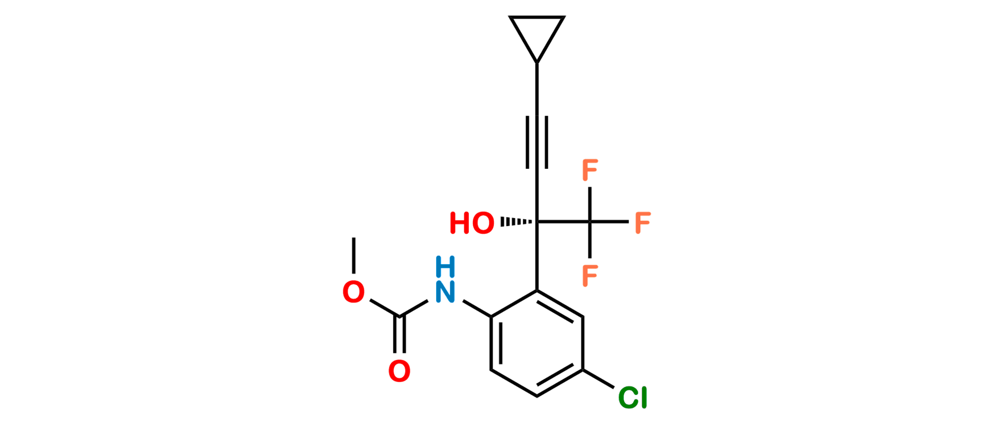 Picture of Efavirenz Amino Alcohol Methyl Carbamate