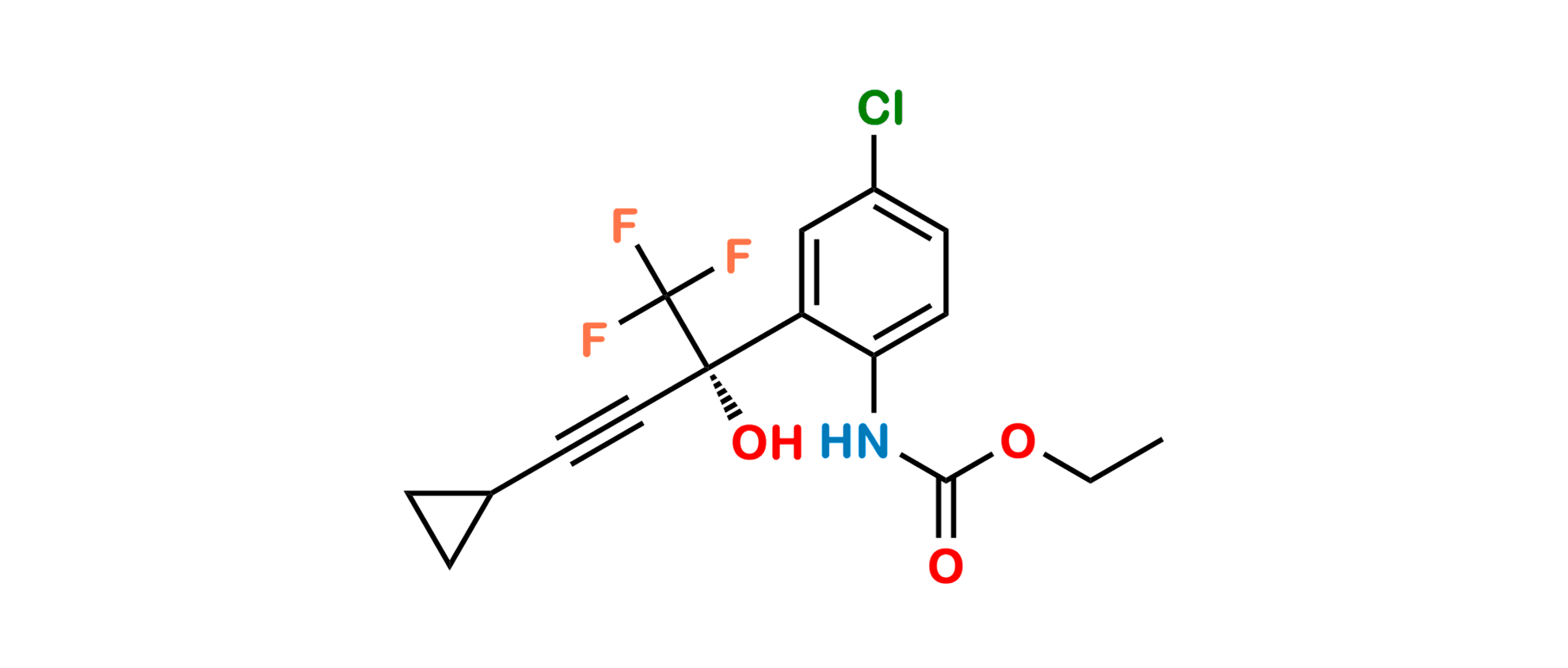 Picture of Efavirenz Amino Alcohol Ethyl Carbamate