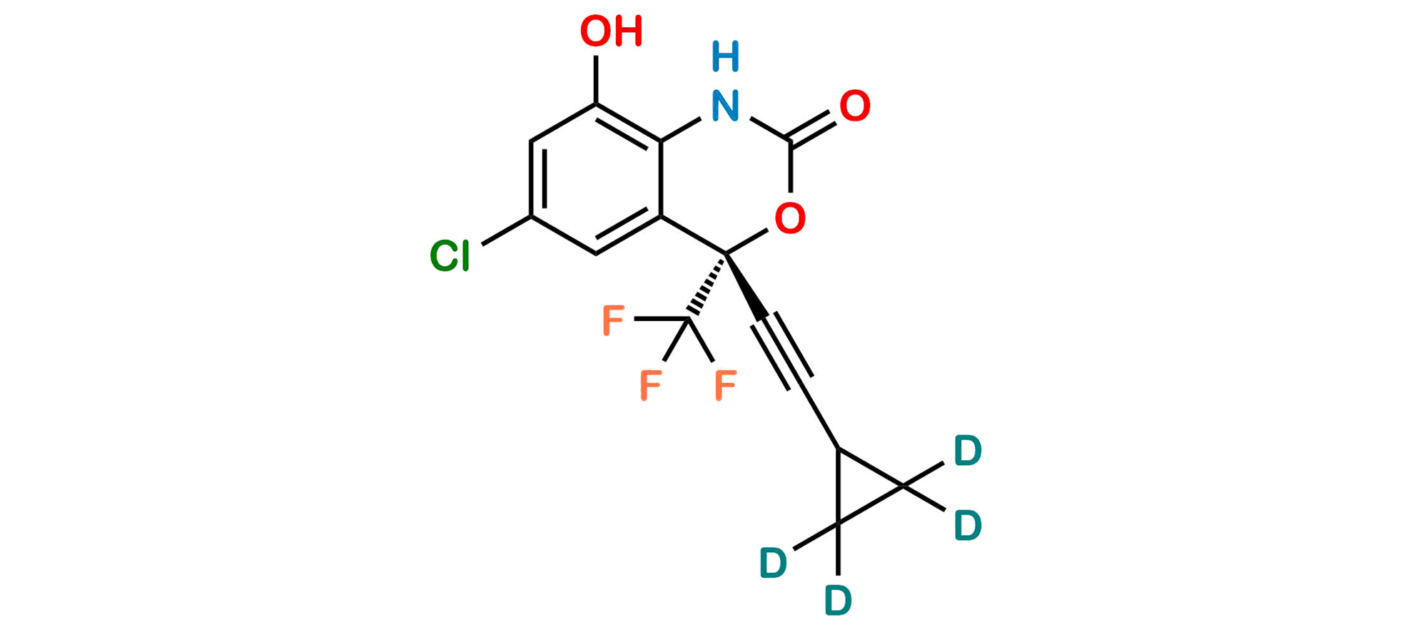 Picture of 8-Hydroxy-Efavirenz D4