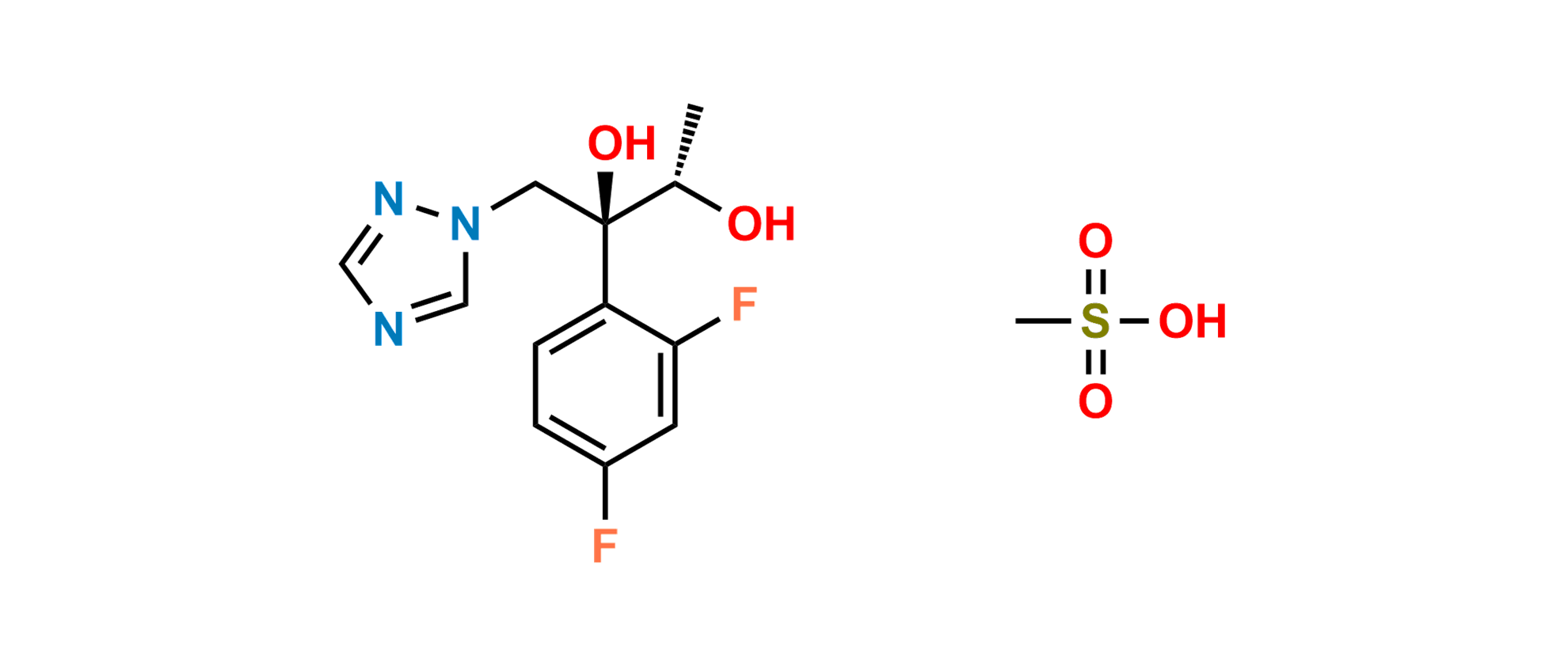 Picture of Efinaconazole (2S,3S)-Diol-MSA Salt