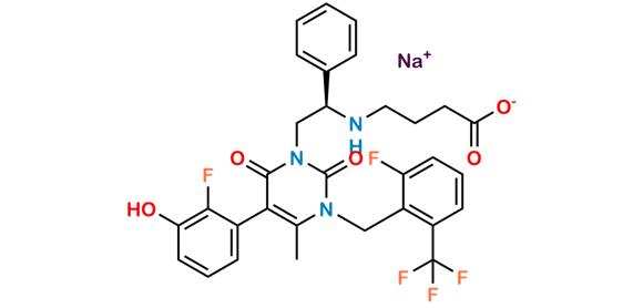 Picture of Elagolix Hydroxy Impurity