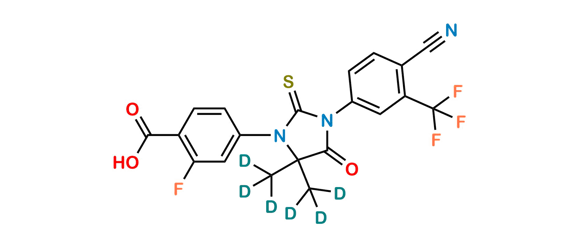 Picture of Enzalutamide D6 Carboxylic Acid