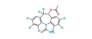 Picture of Eslicarbazepine D8 Acetate (racemate)