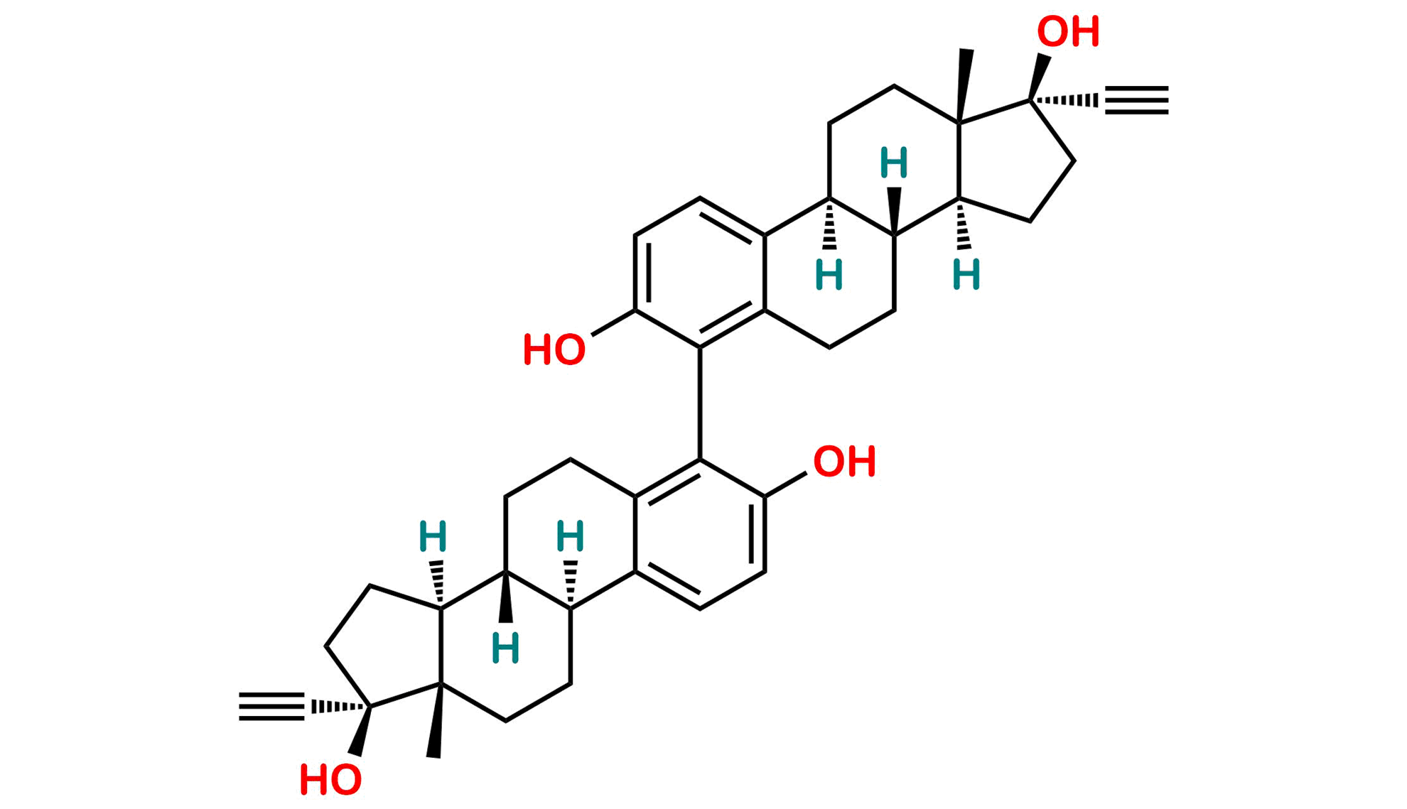 Picture of Ethinyl Estradiol Dimer Impurity 1