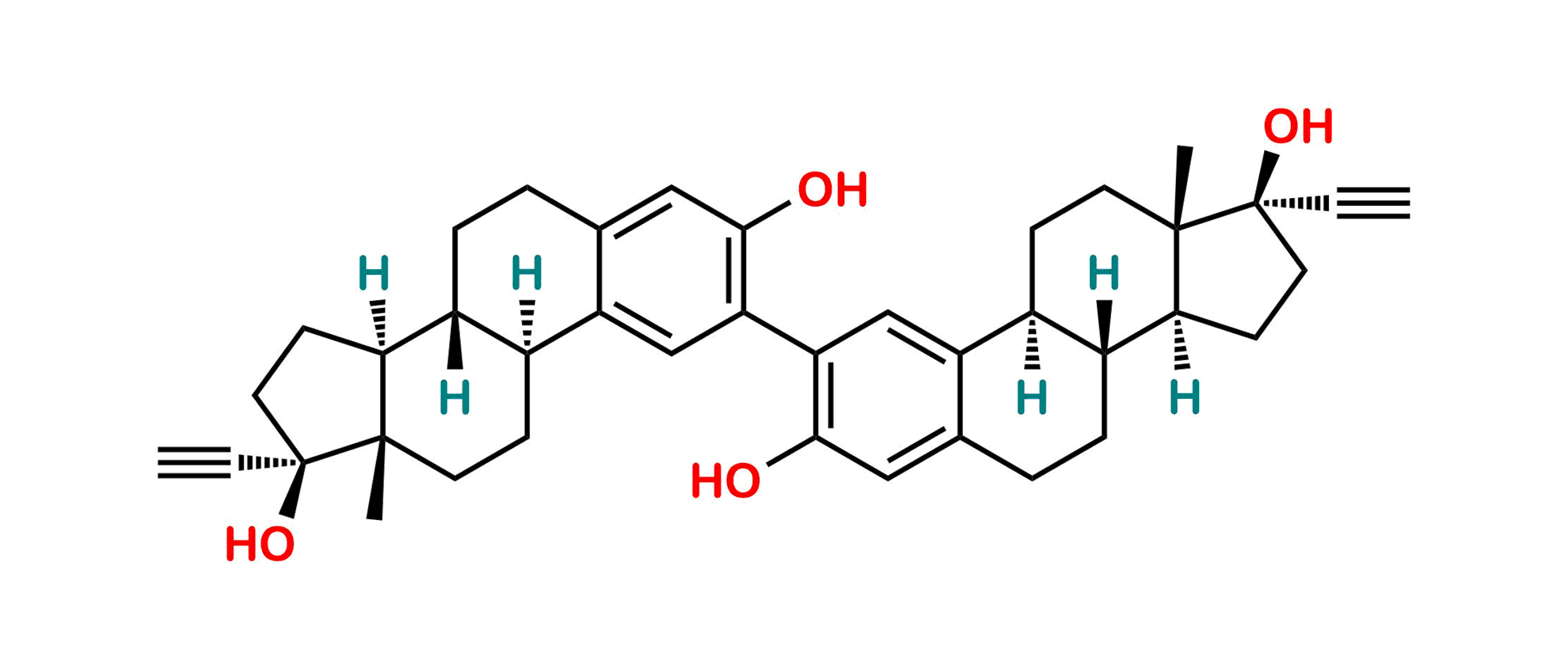 Picture of Ethinyl Estradiol Dimer Impurity 2