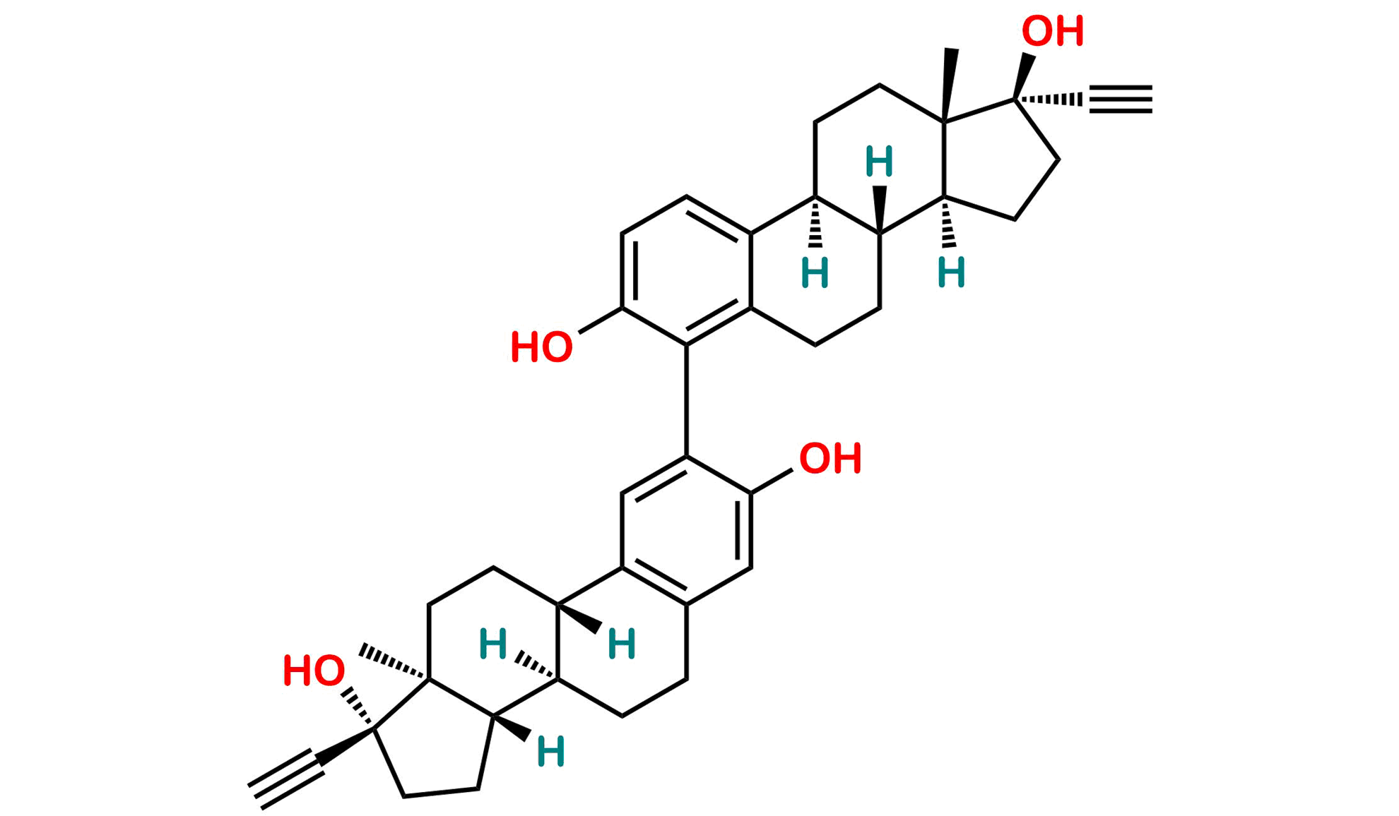 Picture of Ethinyl Estradiol Dimer Impurity 3