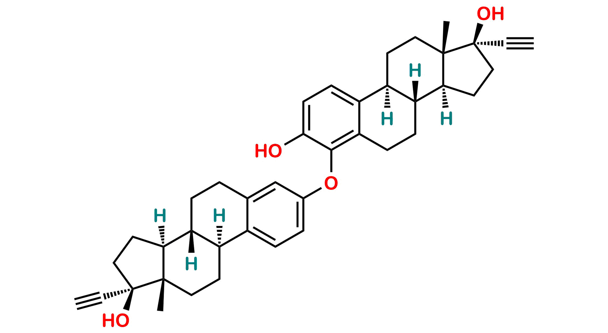 Picture of Ethinyl Estradiol Dimer Impurity 4