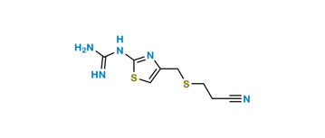 Picture of Famotidine Cyanoethyl Impurity 