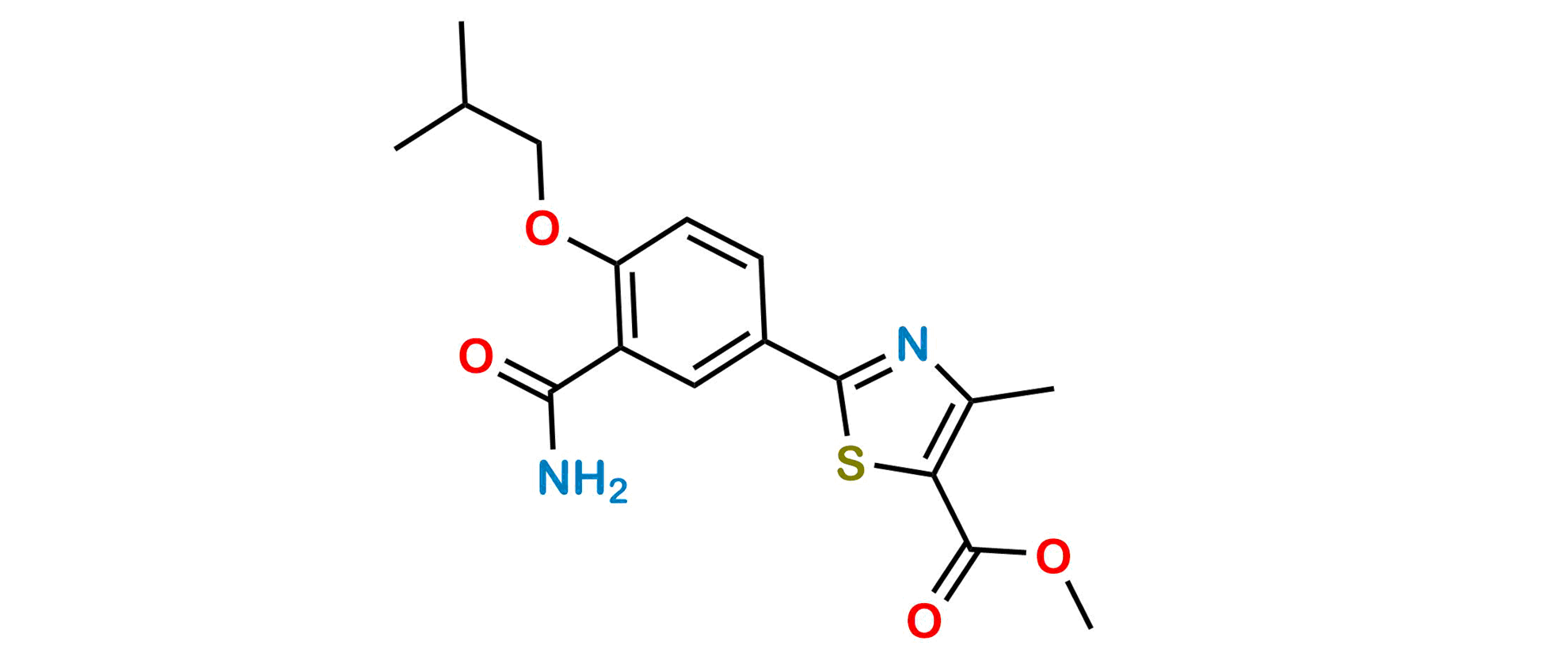 Picture of Febuxostat Amide Methyl Ester