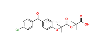 Picture of Fenofibric Acid 1-Carboxyl-1-methylethyl Ester