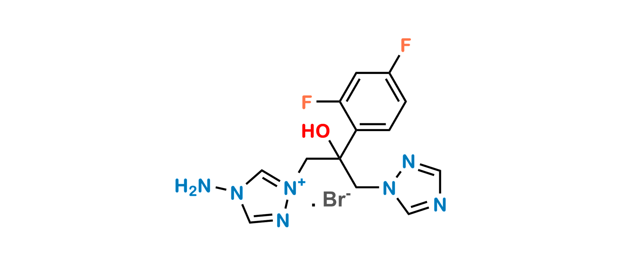 Picture of Fluconazole EP Impurity I (Bromide)