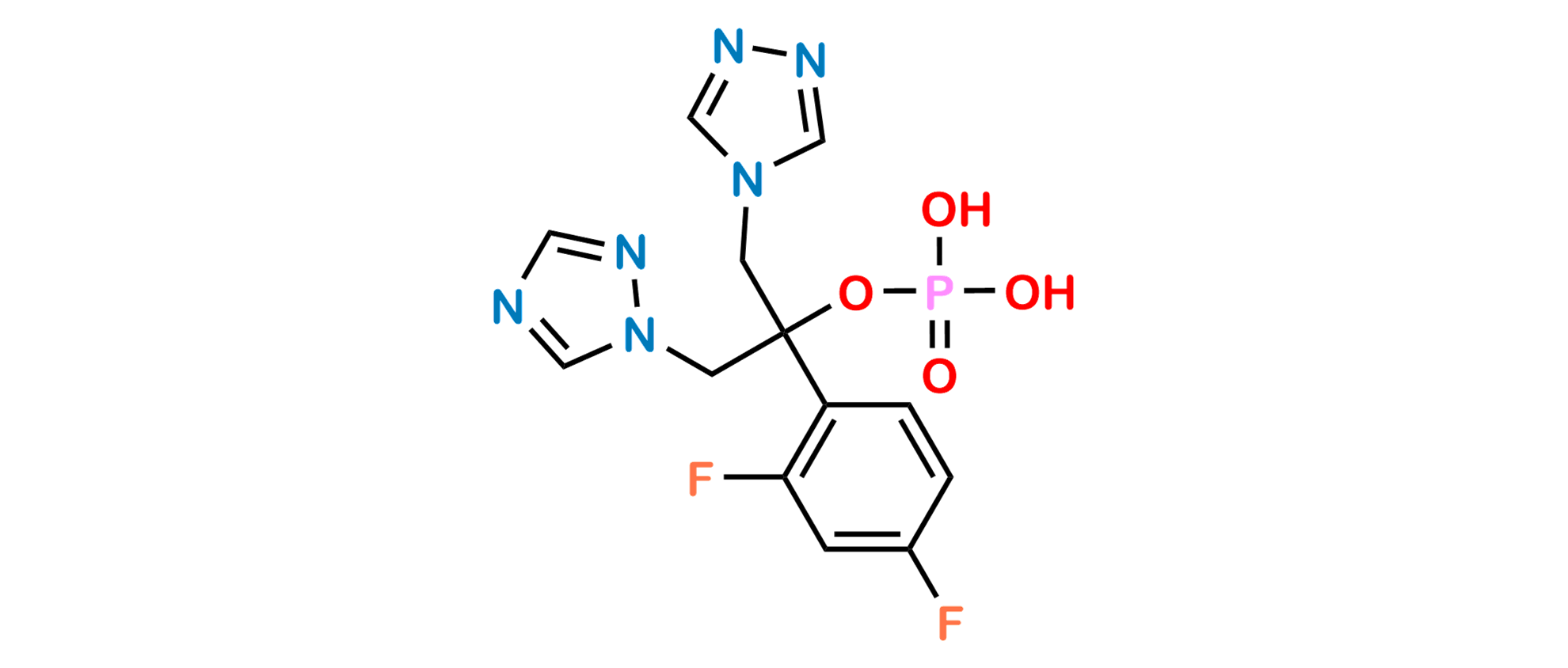 Picture of Fosfluconazole Phosphate Impurity 1