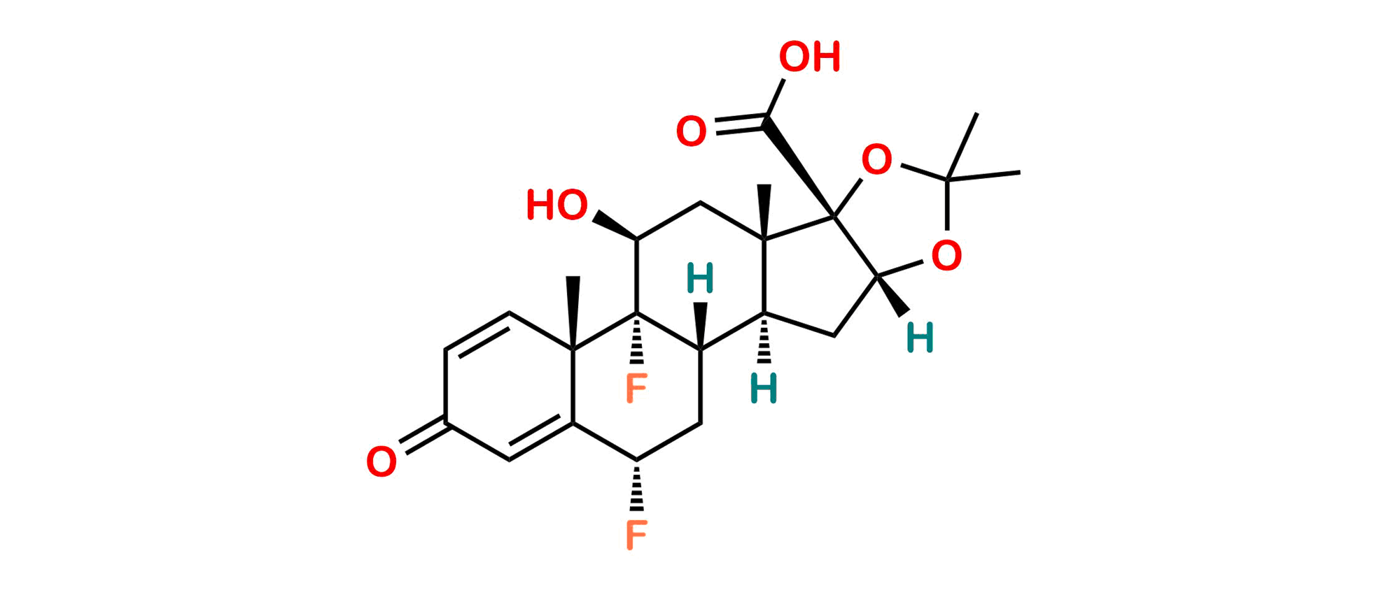 Picture of Fluocinolone Acetonide EP Impurity B 