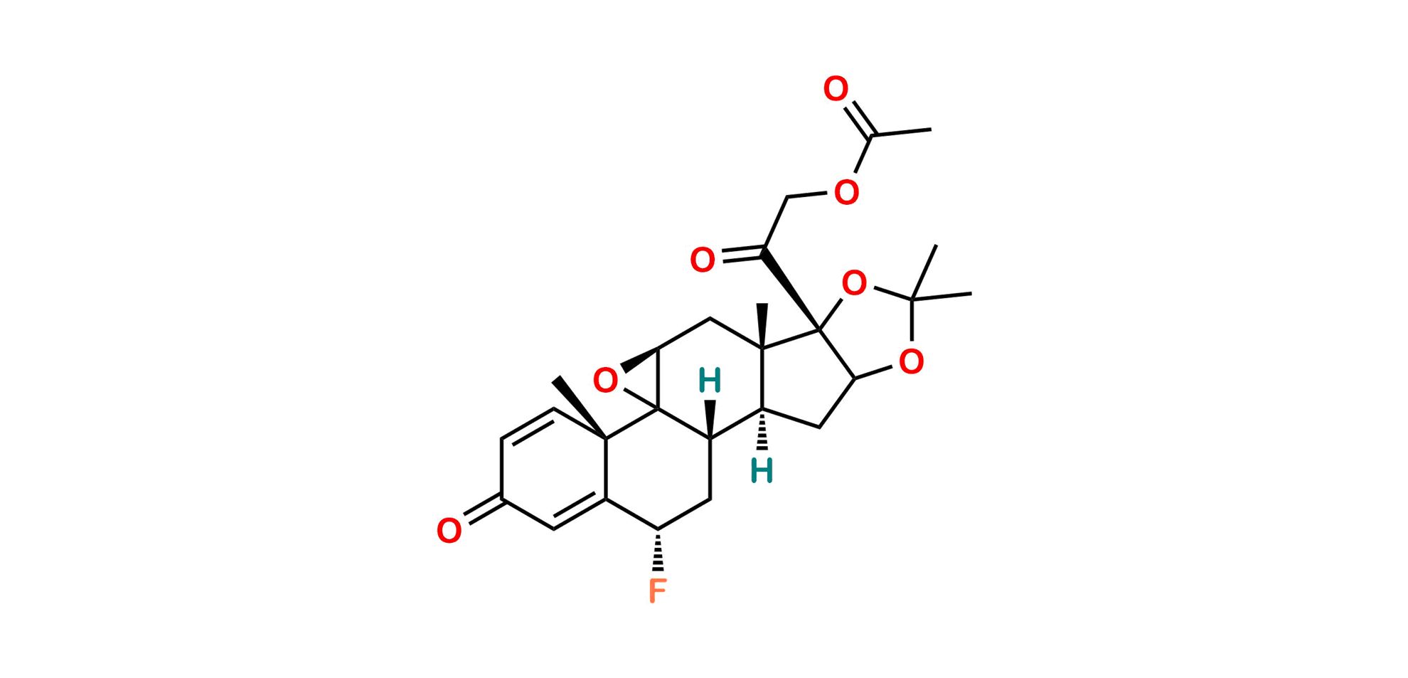 Picture of 6-Alfa-Fluoro Epoxide Acetonide acetate