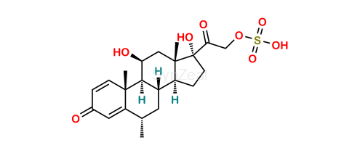 Picture of 6α-Methyl Prednisolone 21-Sulfate Ester