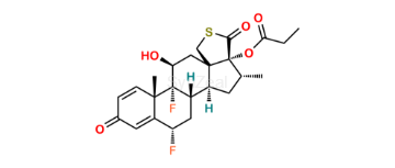 Picture of Fluticasone Cyclic Thioester Impurity