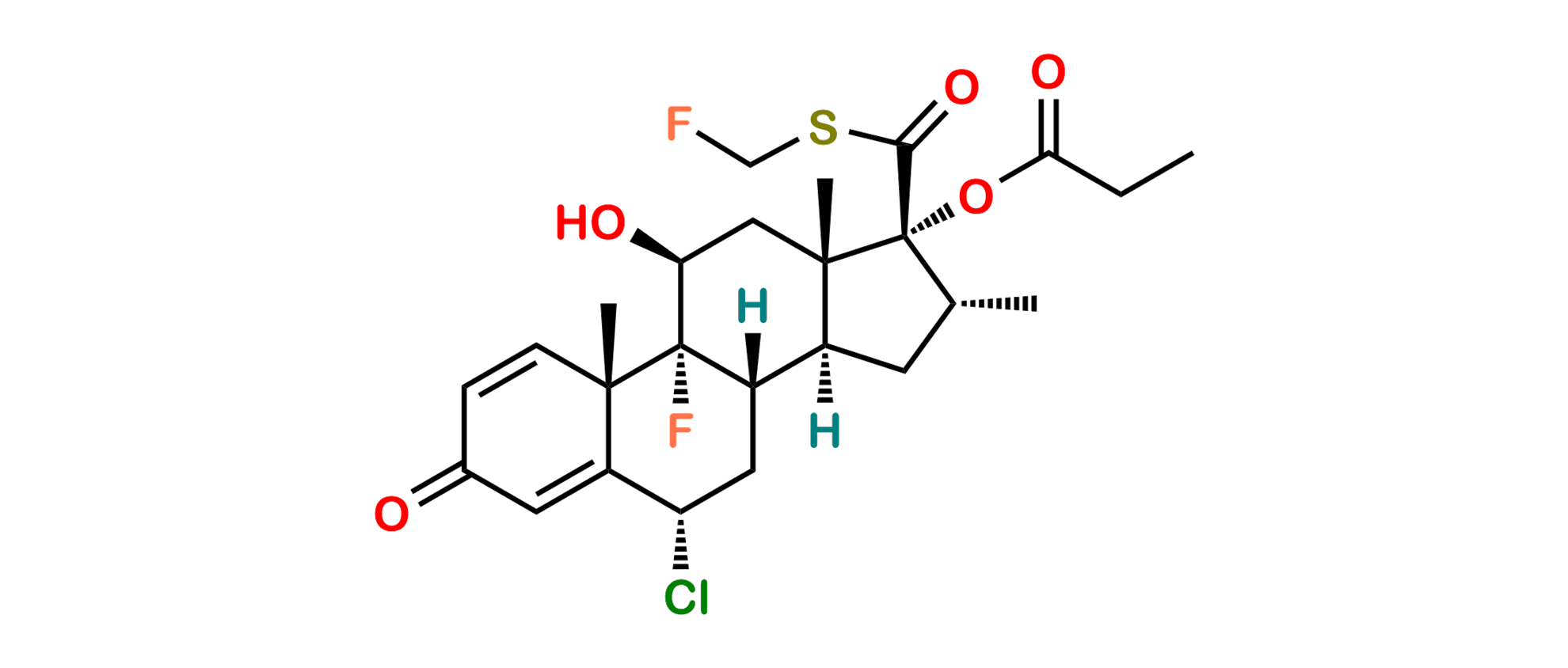 Picture of Fluticasone Propionate EP Impurity K