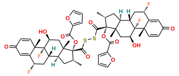 Picture of Fluticasone Furoate Disulphane Impurity