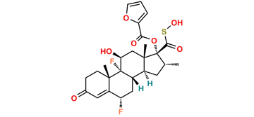 Picture of Fluticasone Furoate 1,2 Dihydro Sulfenic Acid Impurity