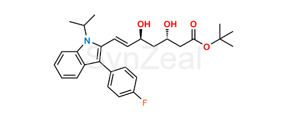 Picture of (3S,5S,6E)-O-tert-Butyl Fluvastatin