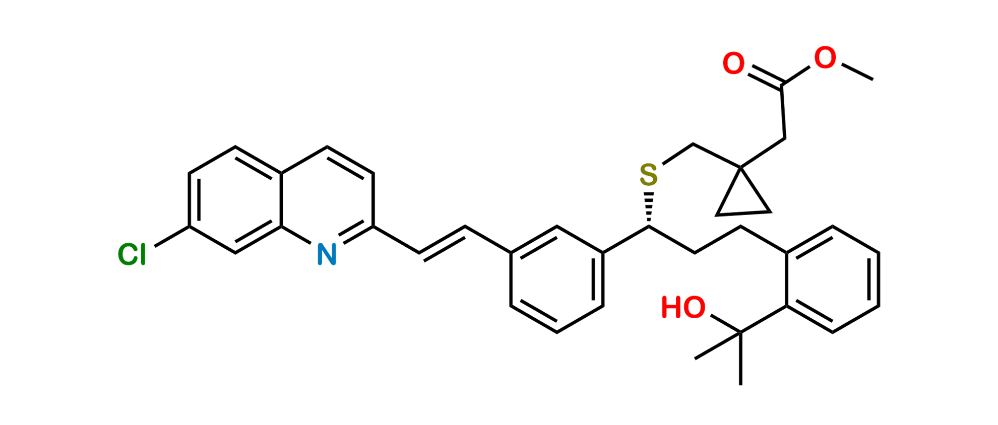 Picture of Montelukast Acid Methyl Ester