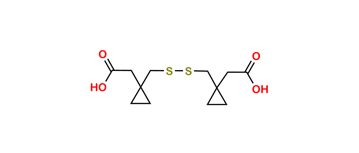 Picture of Montelukast Disulfide Diacid Impurity