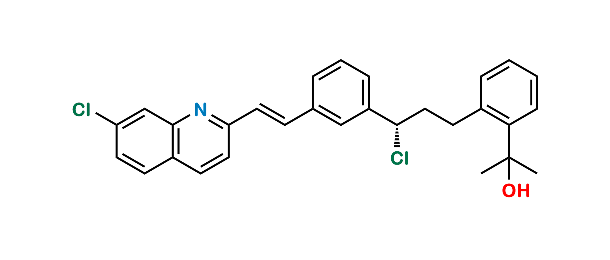 Picture of Montelukast Chloroalcohol impurity 