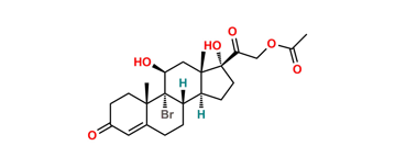 Picture of 9α-Bromohydrocortisone Acetate