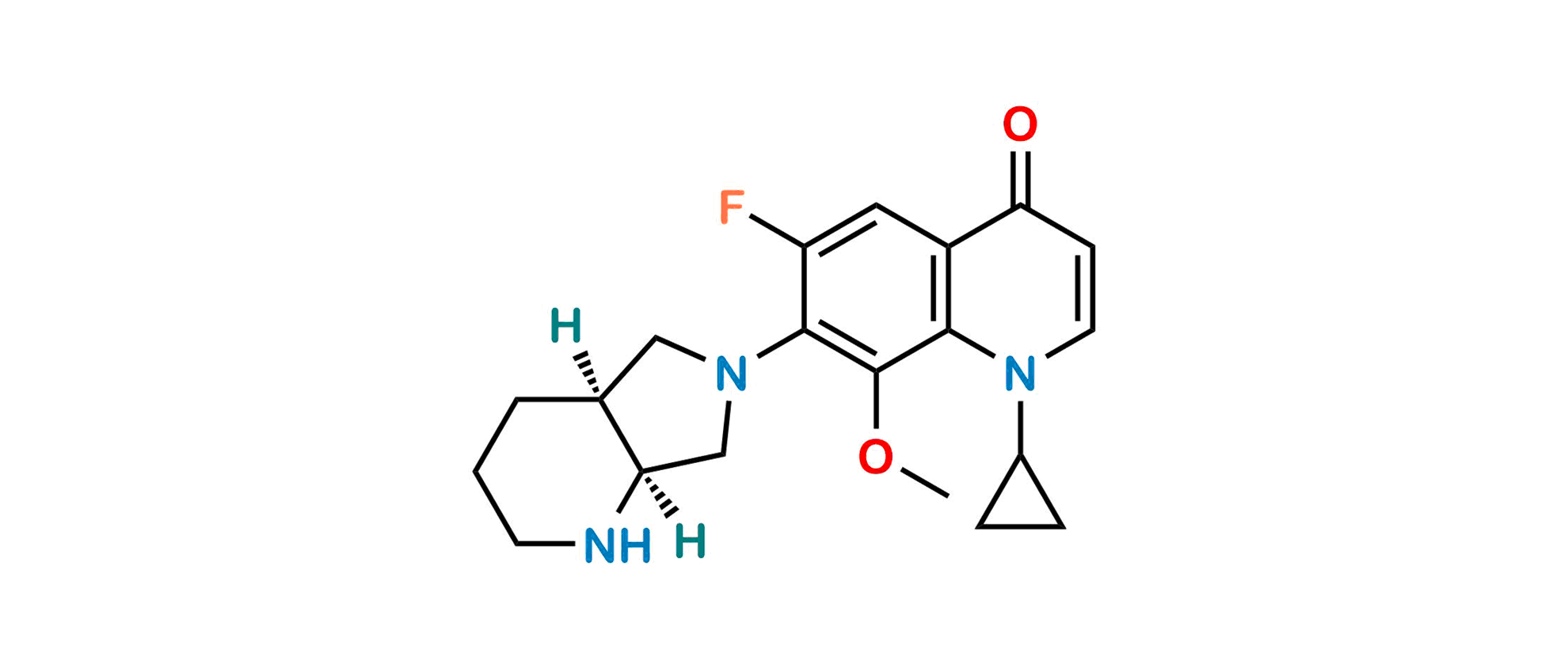 Picture of Moxifloxacin Decarboxy Analog