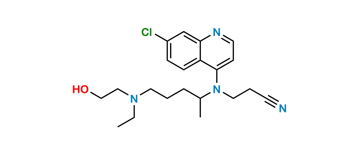 Picture of N-Propiononitrile Hydroxychloroquine