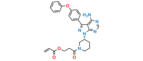 Picture of N-Desacryloyl N-(3-Acryloyl-propanoyl) Ibrutinib