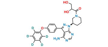 Picture of Dihydrodiol Ibrutinib-d5