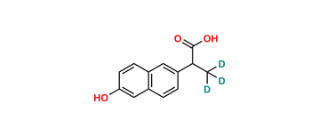 Picture of Rac O-Desmethyl Naproxen D3