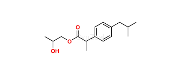 Picture of 2-Hydroxypropyl 2-(4-Isobutylphenyl)propanoate